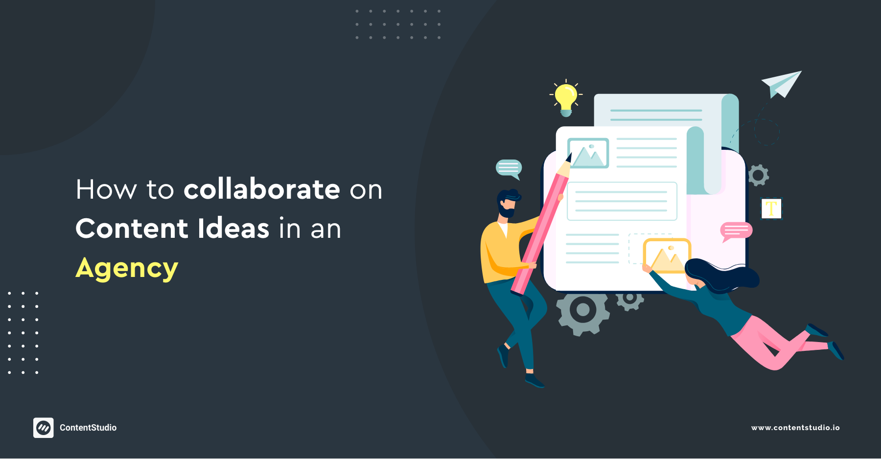 collaborate content ideas in agency