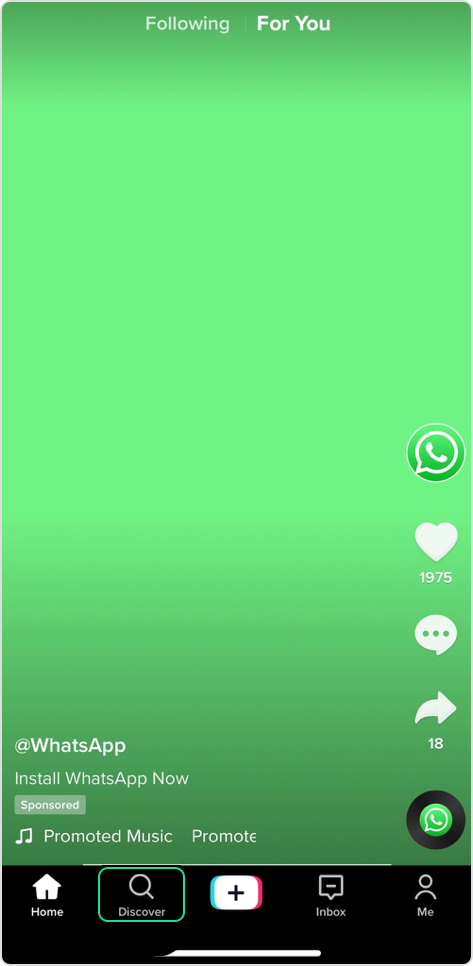tiktok discover tab