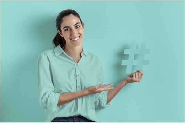 Hashtags increase content discoverability