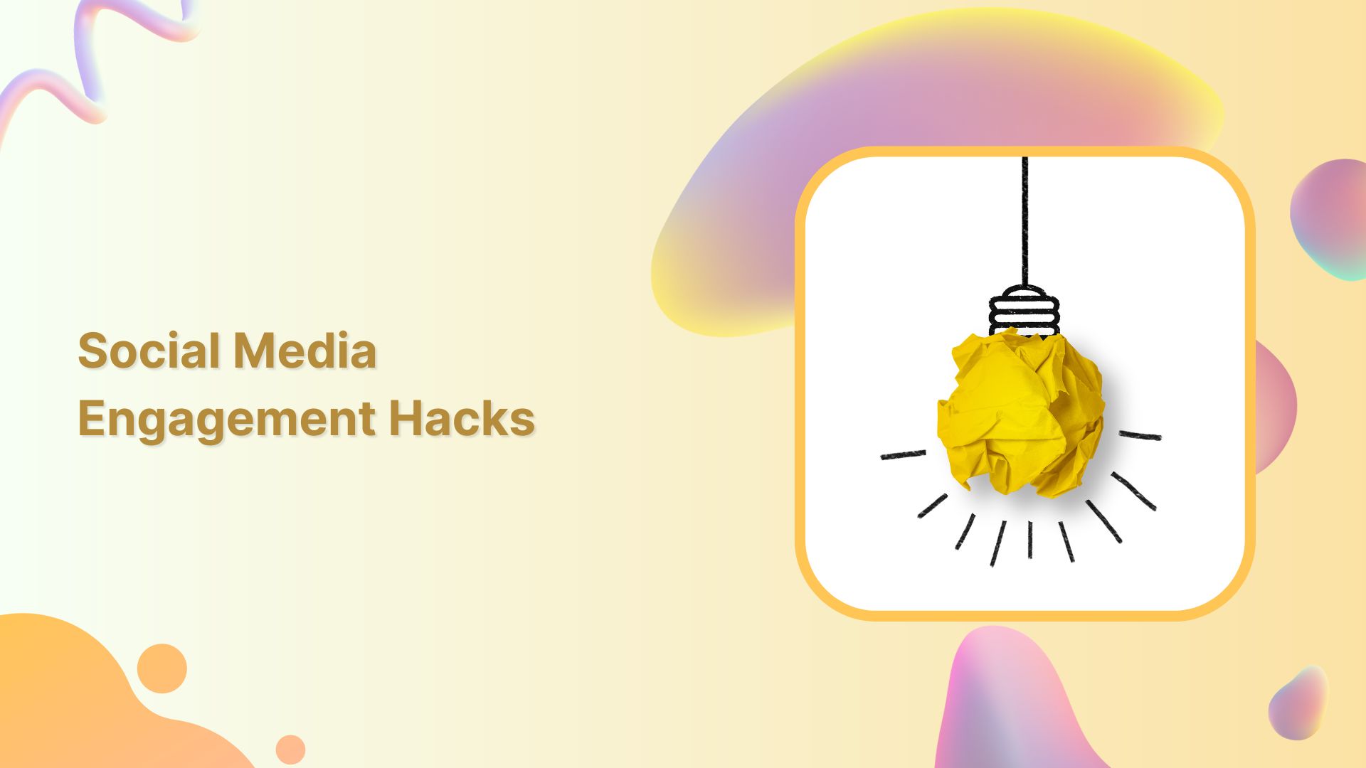 social media engagement hacks