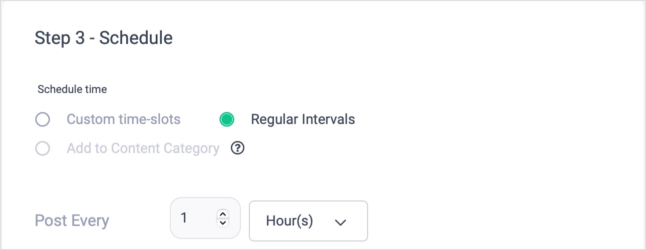 regular interval 