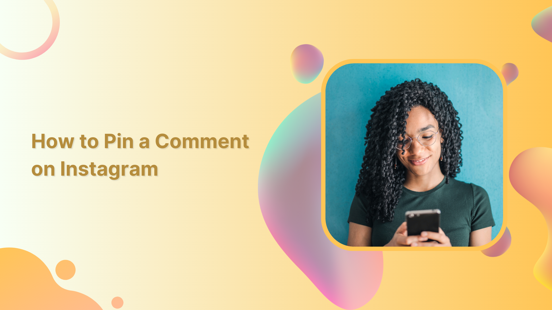 How to pin a comment on Instagram