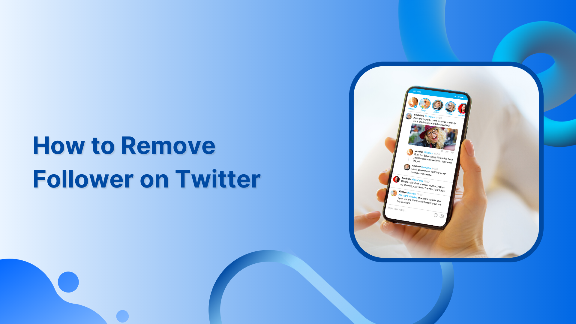 How to remove followers on twitter