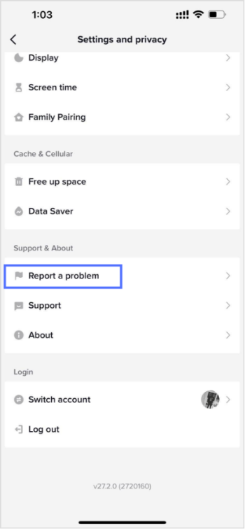 Report a problem