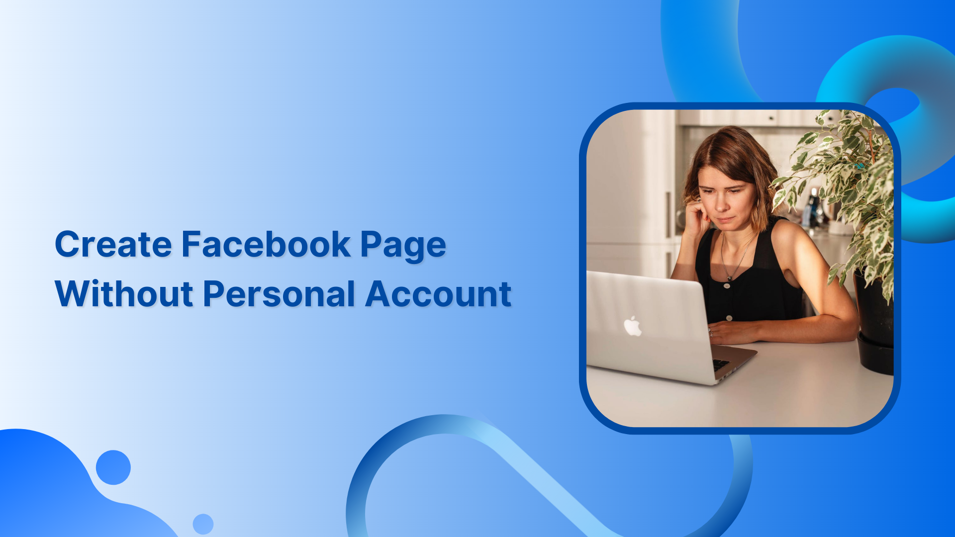 create Facebook page without personal account