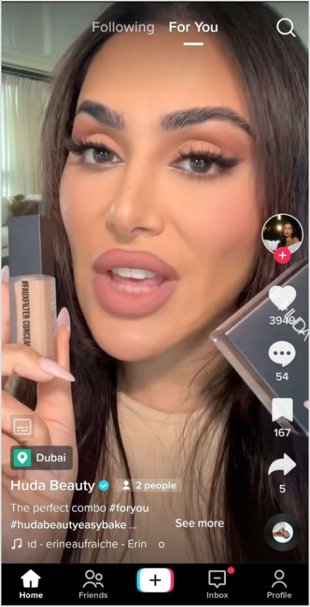 Huda beauty tiktok videos