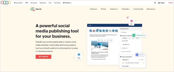 zoho social 