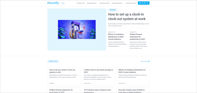 clockify blog