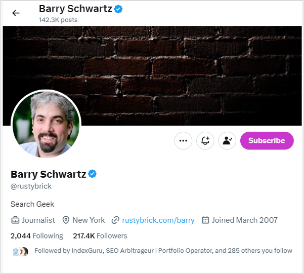 Barry schwartz