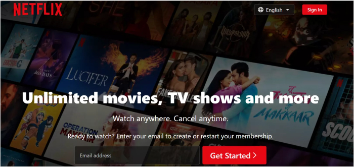 netflix streaming online community