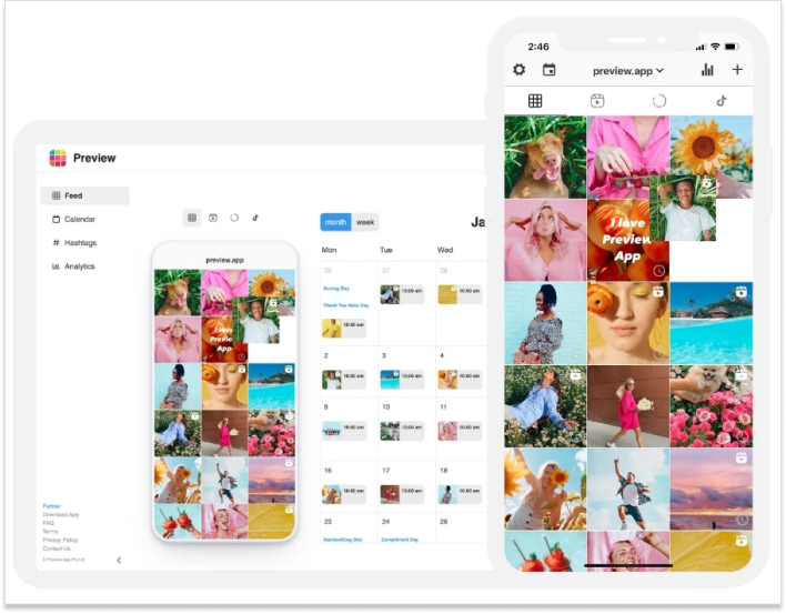 preview app instagram planner