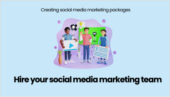 Hire a social media team